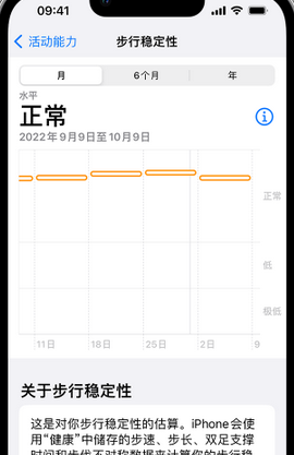 梅县iPhone手机维修如何在iPhone开启'步行稳定性通知'